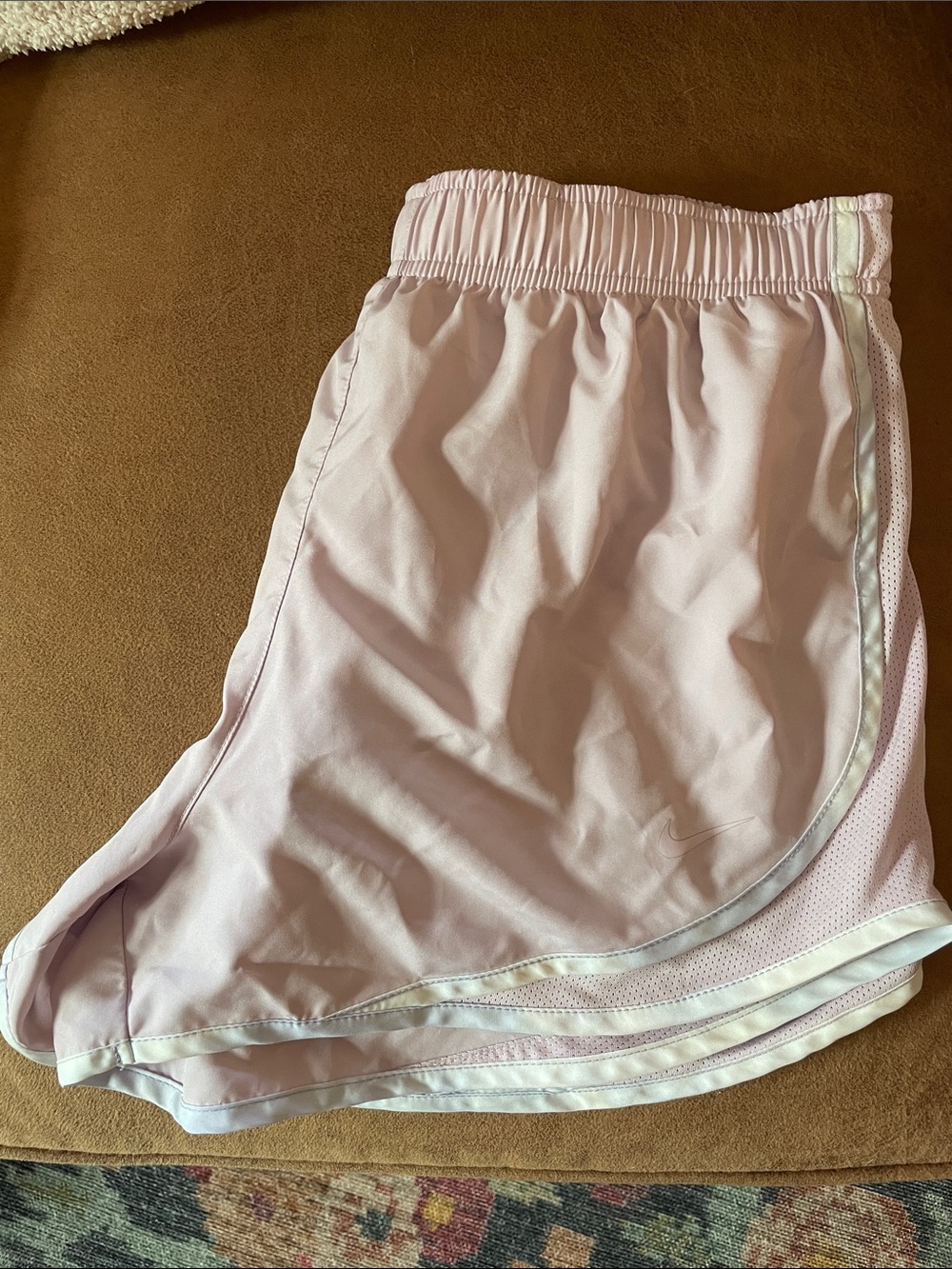 Nike Women's Light Pink Athletic Running Shorts